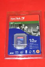 SanDisk 1 GB SD Card - (SDSDB-1024-A10) New Sealed