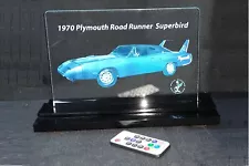 1970 Plymouth Superbird Laser Etched LED Edge Lit Sign