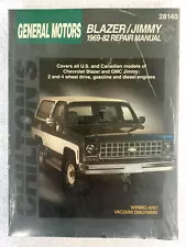 Chilton's - Total Car Care Repair Manual: GM. Blazer / Jimmy (1969-82)