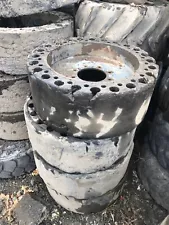 Skid Steer Solid Tires With Rims