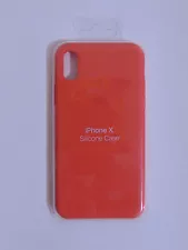 Silicone Case for Apple iPhone X - White Flash Pink Olive Blue - New