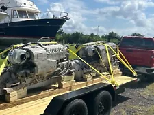 cummins QSM11 marine running take outs with gears and wiring harnesses stainless