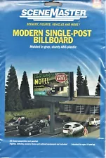 HO Scale Walthers SceneMaster 949-4252 Modern Single-Post Billboard Kit