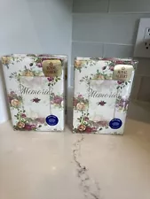 2 Royal Albert Old Country Roses Mini Photo Albums Hold 4 X 6 Photos