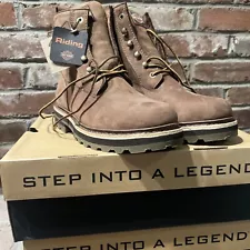 Harley Davidson Footwear Boots Lace Up 95152 Pulse Chocolate Men Sz 9.5 NIB.