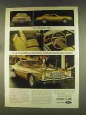 1976 Ford Elite Ad - Stylishly Different