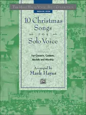 MARK HAYES 10 CHRISTMAS SONGS FOR SOLO VOICE MUSIC BOOK MEDIUM HIGH NEW ON SALE