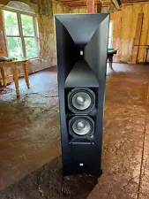 JBL STUDIO 590BK. Studio 5 series floorstanding speaker. Dual 8".