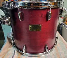 PEARL MMX MAPLE 16" X 14" DEEP TOM DRUM WINE BURNISH 90S 2000 TAIWAN