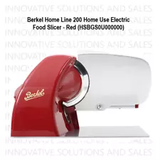 Berkel Home Line 200 Home Use Electric Food Slicer - Red (HSBGS0U000000)