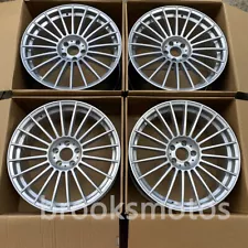 20" NEW SILVER SHINING WHEELS RIMS 20X8.5 OFFSET25 20X10 OFFSET40 5X112 66.6