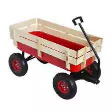 3 cu. ft. Outdoor Steel Garden Cart All Terrain Air Tires