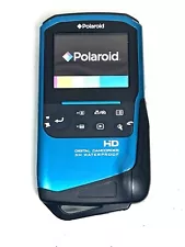 Polaroid WATERPROOF Camcorder - Blue 3 Meter HD