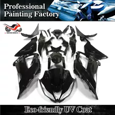 For Kawasaki Ninja ZX-6R ZX6R ZX636 2013-2018 Glossy Black Fairing Kit Bodywork (For: 2013 Kawasaki Ninja ZX6R)