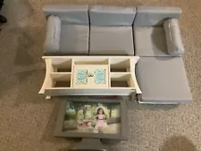 American Girl Our Generation Television, Couch, Decor - Doll House Set