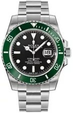 Rolex New Submariner Date Starbucks Black Dial Mens Dress Watch For Sale Online