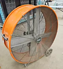 42 Inch Heavy Duty Industrial Drum Fan 2 Speed Metal Air Circulation Floor Fan