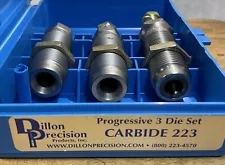 Dillon Precision 223 Remington Carbide Reloading Die Set 10096