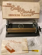 Sally Stanley Smocking Pleater, 30+ Needles, 24 Rows, Other Extras. Original Box