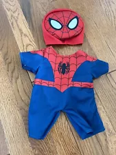 Build A Bear Spider Man 2 Piece Costume Suit Outfit Marvel Comics Spider-Man