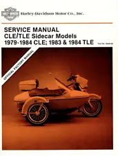 HARLEY DAVIDSON 1979-84 CLE/TLE 1983- 84 SIDECAR MODELS (64 Page) OWNER'S MANUAL