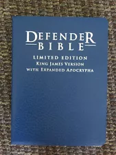 Defender Bible Limited Edition King James Version Expanded Apocrypha 2018, new