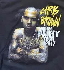 Chris Brown T Shirt Rap T Shirt Hip Hop T Shirt Mens Small Concert T Shirt