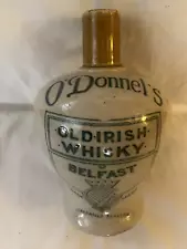 O' Donnel's Old Irish Whiskey Stoneware Jug Excellent condition