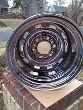 SET OF 4 CHEVY GM SQUARE BODY C10 TRUCK RALLY WHEELS, CUSTOM CHROME RIMS. 15x10"