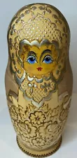 Russian Nesting Dolls 1993, Rare and Pristine, Signed, Fine Art, 10 doll set