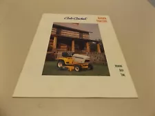 CUB CADET GARDEN TRACTORS, LIT # 7451 1993