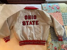 Vintage 1980s Ohio State collegiate jacket (XL), never worn