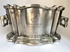 Wine Cooler BOLLINGER CHAMP 1872 TROPHY FOR WINNERS ONLY ICE BUCKET Planter