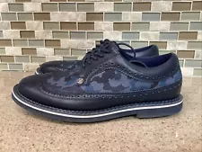 Mens G/FORE CAMO KNIT TUXEDO GALLIVANTER GOLF SHOE G4MS21EF10 Blue US 9