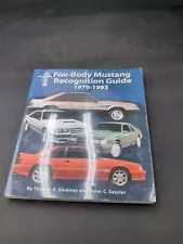 MUSTANG BOOK RECOGNITION GUIDE FOX BODY FORD SVT GT 5.0 LX COBRA R SVO 1979-1993