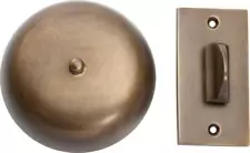 antique brass plain manual door bell with turn handle,door ringer,TH 5515