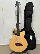 Warwick Alien Rockbass Deluxe Hybrid Thinline 4 String Fretless Acoustic Electri