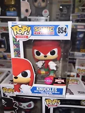 Knuckles (854) (Sonic) 2022 Target Con Exclusive FLOCKED Funko Pop