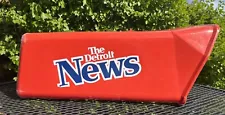 Vintage The Detroit News Plastic Newspaper Delivery Box Tube ð°❤️