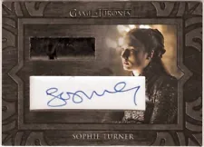 2020 Rittenhouse Game of Thrones Season 8 Sophie Turner Autograph Dress Relic