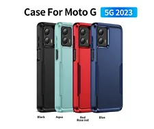 Motorola Moto G 5G 2023 Case, Premium Shockproof Cover+Tempered Glass Protector