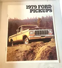 1979 Ford Pickups Trucks Original Sales Brochure Catalog Book - F-150 Ranger