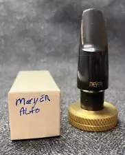 Meyer Hard Rubber Alto Sax Mouthpiece - Unmarked Facing