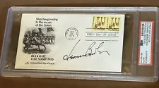 Leonard Bernstein Signed First Day Cover — PSA Authenticated