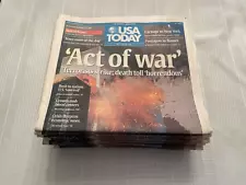 9/11 Newspaper USA Today “Act of War”