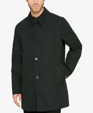Cole Haan Men's Car Coat With Removable Liner Small Black