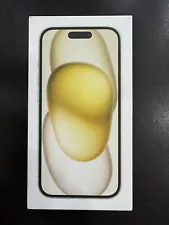 Apple iPhone 15 - 128 GB - Yellow (Boost Mobile) - Sealed