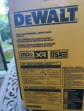 Sale DeWalt DCK299P2 20V Max XR Brushless Impact Driver/ Hammer Drill Combo Kit