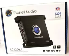 Planet Audio AC 1200.4 Bridgeable Power Car Amplifier