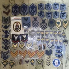 US MILITARY ETC PATCH LOT PATCH'S ALL PACKAGED FOR SALE USED / NEW VINTAGE 73 Pc